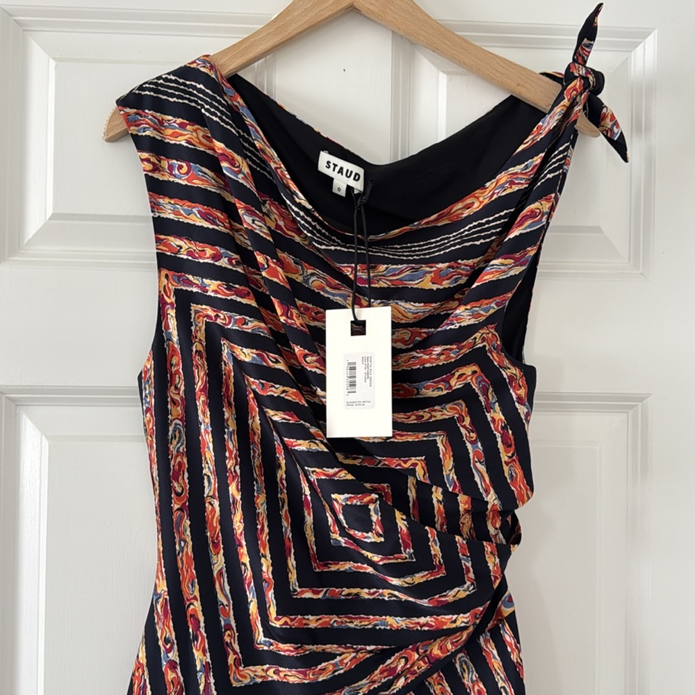 Staud PORTIA SILK DRESS STUDIO - Picture 7 of 17